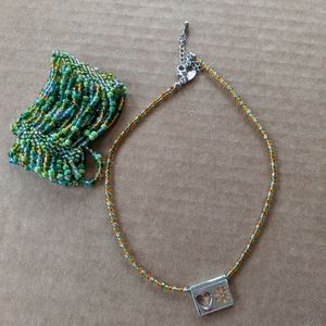 Lia Sophia Necklace with generic bracelet